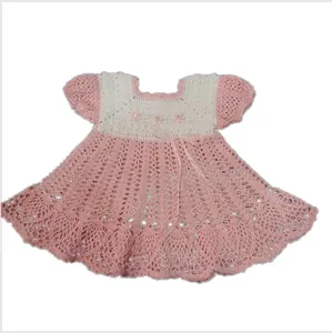 Crochet Latest Dress Design 대 한 꽃 대 Young Girls