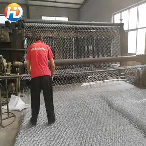 गर्म बेच बुना तार जाल Gabion बनाए रखने की दीवारों स्टेनलेस स्टील 200x100x50 हेक्सागोनल Gabion बॉक्स