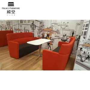 Asiento de cabina de restaurante, muebles de cafetería modernos, sofá
