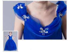 Vestido de Cinderella de las muchachas Party Girls Pascua carnaval traje - Product Image 5
