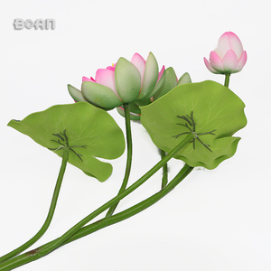 حار بيع الحفاظ عليها نابض بالحياة الاصطناعي زنبق الماء العائمة خزان نبات الزنبق حلية - Product Image 5