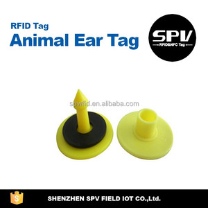 Animals Services ear tag RFID EM4305 HF 13.56 MHz Control To Access - Product Image 1