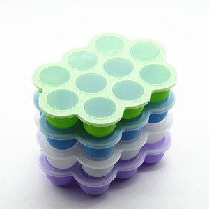 Purées de fruits et légumes de qualité alimentaire pour tout-petits, lait maternel en silicone pour bébé, récipient de stockage avec couvercle - Product Image 4