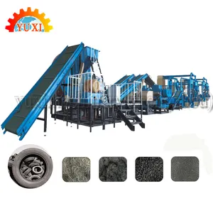 40-60 Mesh Rubber Recycle Machinery Gebrauchte LKW-Reifen zerkleinerung anlage Alt reifen recycling maschine Malaysia