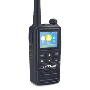 National Net Intercom Walkie Talkies Rechargeable Long Range 4G POC GPS Two-Way Radios With Earpiece