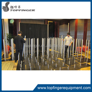 Aluminum and draped in wedding supplies, pipe and drape in truss display, used pipe and drape for sale - Product Image 1