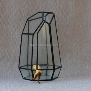Serre de culture en verre Micro-paysage, <span class=keywords><strong>terrarium</strong></span> géométrique clair, pour plante - Product Image 5