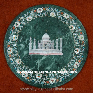Mesa de centro con incrustaciones de mármol, Taj Mahal - Product Image 1