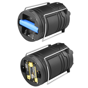STARYNITE-linterna led de acampada recargable por energía solar, con llama parpadeante, funciona con batería de 18650 o <span class=keywords><strong>AA</strong></span> - Product Image 4
