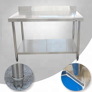 Hotel Restaurant Commercial Kitchenware Patent Board Anti-corrosion American Stainless Steel Commercial <strong>Work</strong> <strong>Table</strong> for Kitchen - Product Image 2