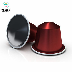 Kapaklı tek kullanımlık Metal Nespresso kahve kapsülü - Product Image 5
