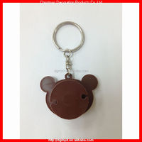 Frosch-Gummi-PVC-Schlüsselanhänger mit Kabelwickler
