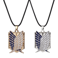 Collier drapeau des Équipes d'investigation de l'Attaque des Titans, nouveau dessin animé, 2 couleurs