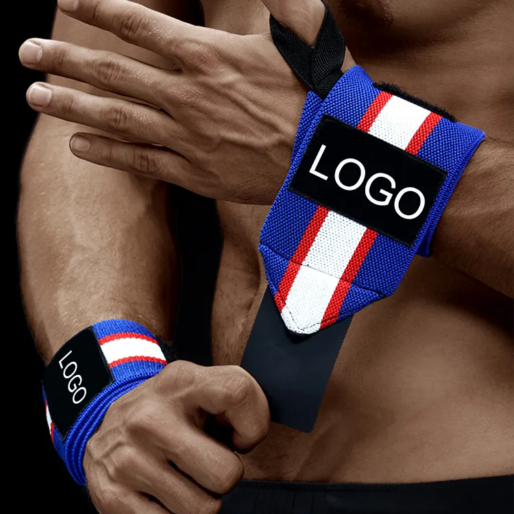 Cross Training Gym Heavy Duty Fitness Weightlifting Powerlifting Support Custom Logo Wrist wraps