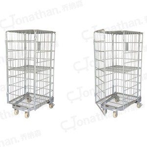 Roll ContainerC-3 Opvouwbare Mesh Pack En Rolkooi <span class=keywords><strong>Trolley</strong></span> - Product Image 4