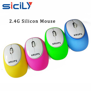 Thiết Kế Mới Lạ Khuyến Mại Chống Căng Thẳng Gel Silicone Bao Phủ Chuột Không Dây 2.4G - Product Image 3