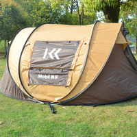 4-6Person Instantanée Popup Tente de Camping-AUCUN Assemblage Requis-Installation Facile en Quelques Secondes-Idéal pour le Beau Temps Camping, familles