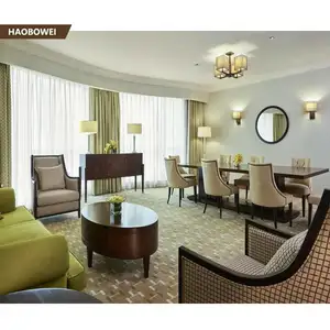 Hotel lobby furnitures chairs tables sofa wood carving corner units living room furniture