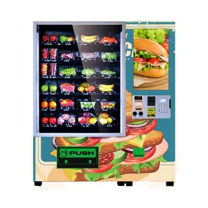 América pantalla táctil máquinas vending para máquinas vending pan con el gran monitor de la publicidad