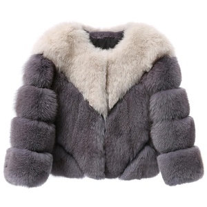 2018 High Quality Fox Fur <strong>Bubble</strong> <strong>Coat</strong> for Women V-neck Winter Jackets <strong>Coats</strong> Ladies Faux Fur Abrigo Piel Mujer 4XL Pattern - Product Image 4