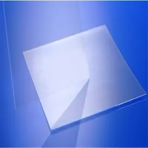 Low micro roughness 1mm clear sheet glass