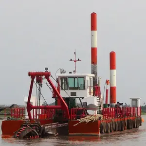 Ventosa para draga de 20 polegadas, cortador de areia para rio, máquina de draga de sucção/barco de draga