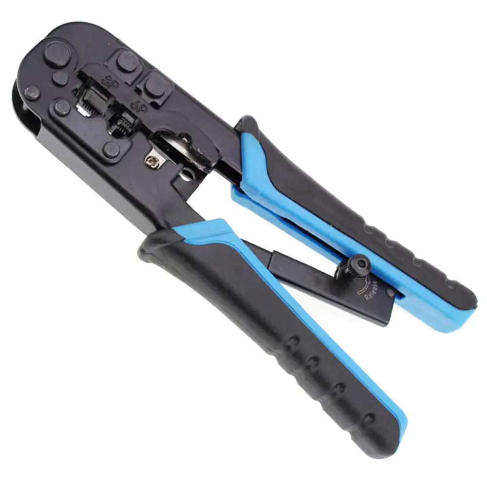 Ht-N5684r In Netwerk Crimping Tool Hot Sale Hand Crimper Rj12 Rj11 Krimpt Strips & Cuts Tools