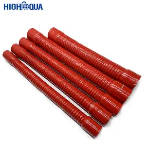 Heat resistant flexible auto rubber exhaust hose