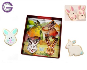 ชุดแม่พิมพ์คุกกี้สเตนเลสสตีล GC 4 ชิ้น รูปทรงอีสเตอร์ 4 แบบ - Product Image 2