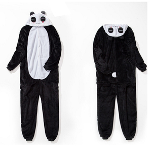 Commercio all'ingrosso di Inverno Pijama Punto Pigiama Set di Indumenti Da Notte Del Fumetto Delle Donne Della Chiusura Lampo Degli Uomini AnimalPajama - Product Image 5
