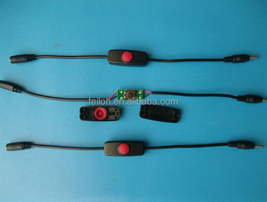 Interruptor de Atenuación de Luz LED de 12V con Cable Integrado, Tipo de Botón/Puerto de Alimentación CC - Product Image 6