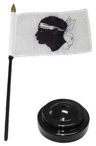 Drapeau de la Corse (Corse) 3x5, bannière de pays, polyester, accessoires d'affichage - Product Image 2