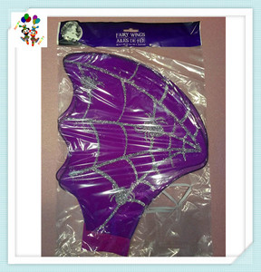 Costume da festa di Halloween per adulti in maschera di colore viola personalizzato HPC-2390 di ali - Product Image 3