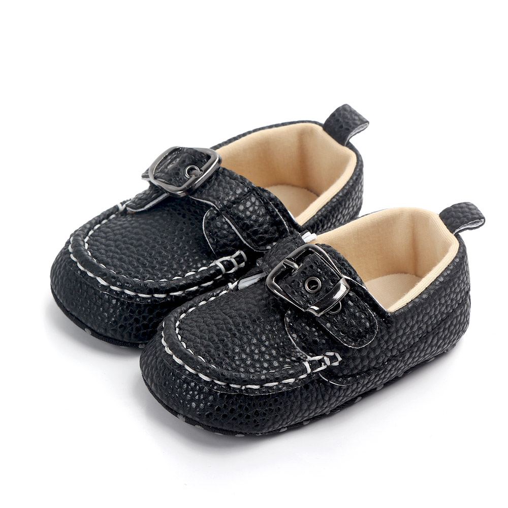 High quality slip on PU boy baby boat shoes