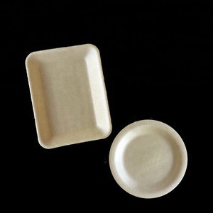 Emballage mousse de fécule de maïs <span class=keywords><strong>plateau</strong></span> de poulet récipient alimentaire en mousse pla <span class=keywords><strong>plateau</strong></span> pour viande poulet frais - Product Image 5