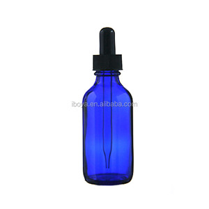 <span class=keywords><strong>Belle</strong></span> 2 oz Bleu Verre <span class=keywords><strong>Boston</strong></span> Rond Bouteille 20-400 bien-adapté pour une impression en sérigraphie ou Demande de label - Product Image 1