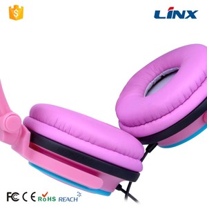 Venta caliente Lindo Glowing Cat Ear Fábrica OEM 85dB Niños Auriculares para Regalo - Product Image 6