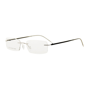 <span class=keywords><strong>MOQ</strong></span>ユニセックスチタンリムレス眼鏡なし - Product Image 4