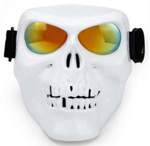 Nouveau style <span class=keywords><strong>Vintage</strong></span> accessoires de moto, lunettes de <span class=keywords><strong>Motocross</strong></span>, casque, <span class=keywords><strong>masque</strong></span> de crâne, lunettes Kinight, équipement - Product Image 4