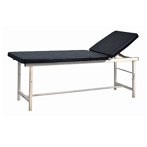 Cama de exame médico revestida de epóxi, semi-fowler