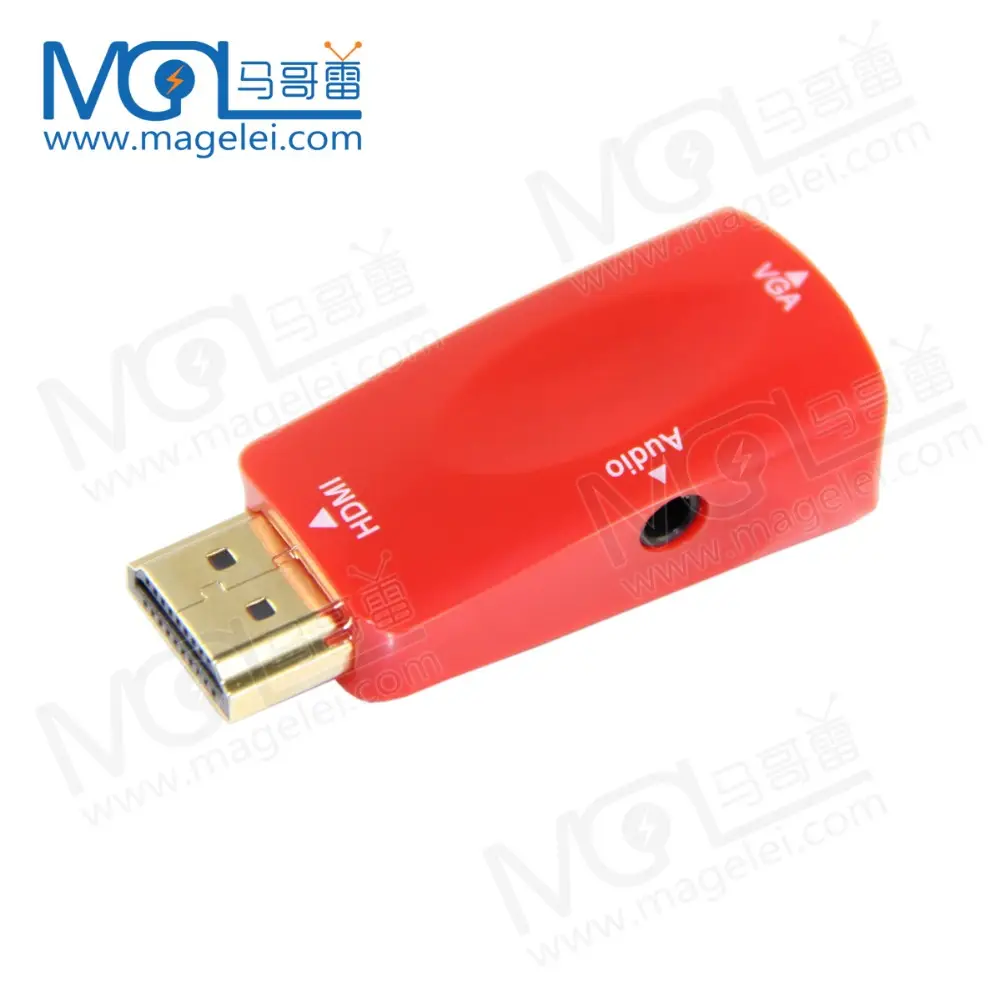 Chất Lượng cao HDMI Nam Để VGA Nữ Adapter Với Âm Thanh