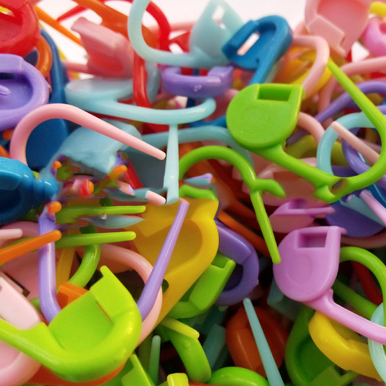 Пластиковые маркеры для стежков, крючком, защелкой, вязанным крючком