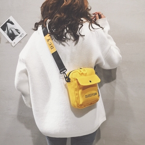 Bandoleras personalizadas para chicas y adolescentes, Mini bolso Vintage de nailon para teléfono