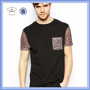 de vêtements en gros t shirts vierges, léopard d'<span class=keywords><strong>impression</strong></span> <span class=keywords><strong>tshirt</strong></span> homme noir, 100% <span class=keywords><strong>impression</strong></span> t shirt en coton personnalisé - Product Image 1