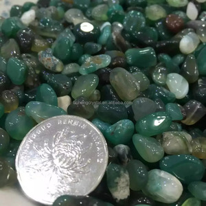 Venta al por mayor natural <span class=keywords><strong>verde</strong></span> ágata cayó <span class=keywords><strong>piedra</strong></span> cuarzo grava cristal - Product Image 3