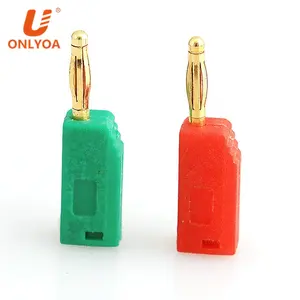 2mm Stackable Banana Plug Gold Plated lantern Head Can Be Inserted Into The Banana Head Test Connector