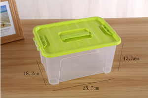 Kotak Penyimpanan Plastik Rumah Mainan Blok Bangunan Berkualitas Tinggi dengan Pegangan - Product Image 5