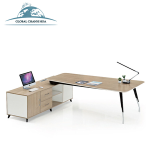 Escritorio Ejecutivo en Forma de L para Oficina, Muebles de Oficina, Muebles de Sala (JO-1030-A) - Product Image 1
