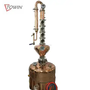 Equipo de Destilación de Alcohol, Alambique Modular con Columna de Reflujo para Whisky, <span class=keywords><strong>Ron</strong></span>, Ginebra, Vodka, Brandy, Licores y Vino - Product Image 1