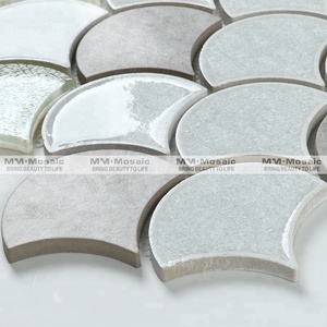 Quạt Hình Sang Trọng Handmade <span class=keywords><strong>Crackle</strong></span> Gạch Khảm Sàn Phòng Tắm Giá Rẻ - Product Image 4